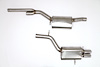 Performance Cat-Back Stealth Exhaust 2000-02 Audi B5 S4 2.7L Turbo - image 1
