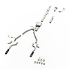 50100 MaxFlow Xtreme Cat Back System for 2007-2013 Chevy Silverado 1500 - image 1