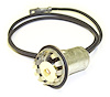 License Plate Light Assembly 1955-1957 Full Size Chevy Car - image 1