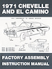 Factory Assembly Manual 1971 Chevy Chevelle, El Camino & Monte Carlo - image 1