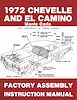 Factory Assembly Manual 1972 Chevy Chevelle, El Camino & Monte Carlo - image 1