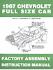 Factory Assembly Manual 1967 Full Size Chevy Car - image 1
