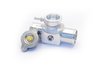 81-306 Aluminum Inline Coolant Acc Tube 1.5 Inch Hose Mini Fill Neck - image 2