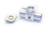 81-306 Aluminum Inline Coolant Acc Tube 1.5 Inch Hose Mini Fill Neck - image 3
