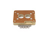 85-050 Carburetor Spacer Adapter - Phenolic Holley, 2BBL to GM Intake Manifold