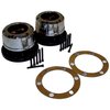 400502 Manual Locking Hub Set for 1972-1981 Jeep CJ5, CJ6 & CJ7 with 6-Bolt Hub Flange , 27-Spline - image 2