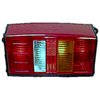 4720498 Tail Light for 1984-1996 Jeep XJ Cherokee (Europe), Red on Red Lamp w/ Amber and Clear Inserts - image 2