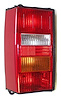 4720499 Tail Light for 1984-1996 Jeep XJ Cherokee (Europe), Red on Red Lamp w/ Amber and Clear Inserts - image 1