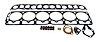 4761015 Engine Gasket Set for 1987-1990 Jeep XJ Cherokee, MJ Comanche w/ 4.0L Engine [Multi Colors, Metal, Paper, Rubber, Upper] - image 1