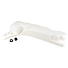 4778345 Windshield Washer Reservoir for 1997-2001 Jeep XJ Cherokee w/o Sensor Hole [White, Plastic] - image 1