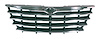 4857389AB Grille for 2001-2004 RG (Europe) Dodge & Chrysler Minivans w/o Headlamp Washer [Black, Silver, Plastic, Front] - image 1