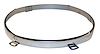 4874378 Headlight Retainer for 1997-2006 Jeep TJ Wrangler, Left or Right [Chrome, Metal, Front] - image 1