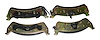 4883717AA Brake Pad Set for Select Jeep 1994-1998 ZJ Grand Cherokee w/ Rear Disc Brakes (after VIN #358321 for 1994) - image 1
