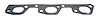 4892409AA Exhaust Manifold Gasket for 2007-2011 Jeep JK Wrangler w/ 3.8L Engine [Unpainted, Metal, Left or Right] - image 1