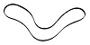 4892791AA Accessory Drive Belt for 2005-2007 Jeep Models - image 1