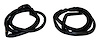 5017462K Door Weatherstrip Kit for 1997-2006 Jeep Wrangler TJ w/Full Steel Doors - image 1