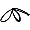 5017463AF Door Weatherstrip for 1997-2006 Jeep TJ Wrangler w/ Full Steel Doors [Black, Rubber, Front] - image 2