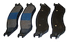 5018563AA Brake Pad Set for 2001-2002 Dodge Models - image 1