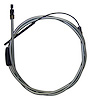 52003190 Parking Brake Cable for 1987-1992 Jeep MJ Comanche w/ 7' Bed, 109 in. Long [Black, Plastic, Rubber, Steel, Front] - image 1