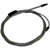 52003190 Parking Brake Cable for 1987-1992 Jeep MJ Comanche w/ 7' Bed, 109 in. Long [Black, Plastic, Rubber, Steel, Front] - image 2