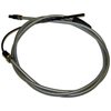 52003190 Parking Brake Cable for 1987-1992 Jeep MJ Comanche w/ 7' Bed, 109 in. Long [Black, Plastic, Rubber, Steel, Front] - image 3