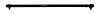 52006608 Steering Adjuster for 1991-1995 Jeep YJ Wrangler, 24.11 in. Length [Black, Metal] - image 1