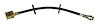52007562 Brake Hose for Rear Brake Hose (From Body to Rear Axle) 1992-2001 Jeep XJ Cherokee [Black, Zinc, Metal, Rubber, Rear] - image 1