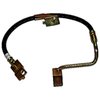 52008391 Brake Hose for 1997-2006 Jeep TJ Wrangler [Black, Zinc, Metal, Rubber, Rear] - image 2