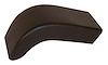 52040027 Bumper End Cap for 1987-1995 Jeep YJ Wrangler, Left or Right, 2 Required, Black [Black, Plastic, Steel, Front] - image 1