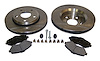 52060137K Disc Brake Service Kit for 2007-2018 Jeep JK Wrangler w/ 11.89 in. Rotors, Includes 2 Rotors - image 1