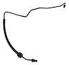 52060477AE Clutch Hose for 2007-2011 Jeep JK Wrangler w/ LHD [Black, Silver, Rubber, Steel] - image 1