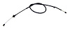 52078800 Throttle Cable for 1993-1995 ZJ Grand Cherokee w/ 5.2L Engine [Black, Plastic, Rubber, Steel] - image 1