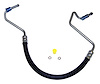 52088489AB Power Steering Pressure Hose for 1997-2001 Jeep XJ Chrokee w/ LHD, w/ 4.0L Engine [Black, Silver, Metal, Rubber] - image 1