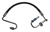 52088548AB Power Steering Pressure Hose for 1997-2002 Jeep TJ Wrangler w/ LHD, w/ 2.5L Engine [Black, Silver, Metal, Rubber] - image 1