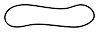 53010254 Accessory Drive Belt for 1997-1999 TJ Wrangler w/ LHD, w/ 2.5L or 4.0L Engines, w/o Power Steering - image 1