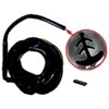 55010655K Windshield Molding Kit for 1987-1995 Jeep YJ Wrangler [Black, Metal, Rubber, Outer] - image 2