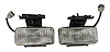 55055274K Fog Light Set for 1997-2001 Jeep XJ Cherokee, Left or Right [Black, Clear, Glass, Metal, Plastic, Front] - image 1