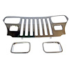 55056587STK Grille Overlay Kit for 1987-95 Jeep Wrangler YJ - image 1