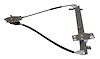 55076025AD Window Regulator for 1997-2006 Jeep TJ Wrangler [Black, Silver, Metal, Plastic, Front] - image 1