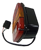 55155624AC Tail Light for 1997-2006 TJ Wrangler (Europe), 4 Prong Plug, Left or Right [Amber, Red, White, Plastic, Rear] - image 1
