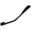 55155658 Wiper Arm for 1997-2006 Jeep TJ Wrangler w/ LHD, Black, L or R [Black, Steel, Front] - image 2
