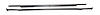55175042K Liftgate Lower Weatherstrip Kit for 1997-2006 Jeep Wrangler TJ w/Hardtop - image 1