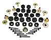55176180MK Body Mount Master Kit for 1997-2006 Jeep TJ Wrangler - image 1