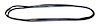 55176430AD Windshield Weatherstrip for 1997-2006 Jeep TJ Wrangler [Black, Rubber, Front] - image 1