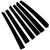 55235404MK Door Glass Weatherstrip Kit for 84-96 Jeep XJ Cherokee w/ 4 Doors [Black, Plastic, Rubber, Front & Rear] - image 4