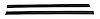 55235406K Door Glass Weatherstrip Kit for 1984-1996 Jeep XJ Cherokee 2-Door [Black, Rubber, Steel, Front] - image 1