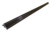 55235407 Door Glass Weatherstrip for 1984-1996 Jeep XJ Cherokee w/ 2 Doors, Left [Black, Metal, Rubber, Front] - image 1
