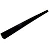 55235407 Door Glass Weatherstrip for 1984-1996 Jeep XJ Cherokee w/ 2 Doors, Left [Black, Metal, Rubber, Front] - image 3