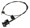 55235483AD Hood Release Cable for 1997-2001 XJ Cherokee w/ LHD [Black, Metal, Plastic] - image 1