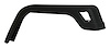 55254918 Fender Flare for 1997-2006 Jeep TJ Wrangler w/o Sahara or Rubicon Package, 3.75 in. Overall Width, Textured Black - image 1
